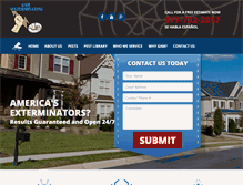 Tablet Screenshot of gamexterminating.com
